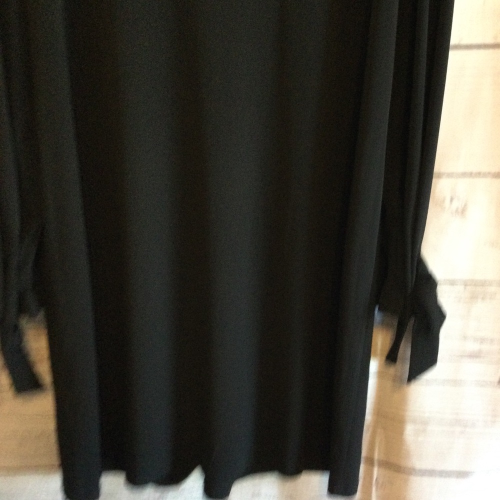 Michael Kors NWT Elegant Black Rhinestones Long Sleeve Party Wedding Dress Large - Picture 8 of 9